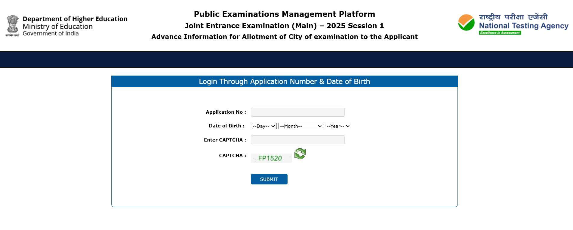 JEE Main 2025: NTA Releases City Intimation Slip